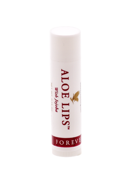 Suosittu Aloe Lips -huulivoide sisältää Aloe veraa, jojobaöljyä ja mehiläisvahaa, jotka suojaavat huulia ja pitävät ne pehmeinä.