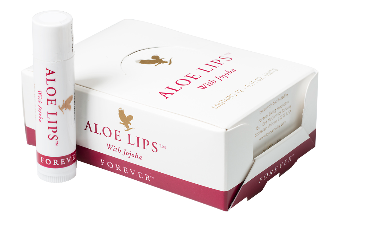 Suosittu Aloe Lips -huulivoide sisältää Aloe veraa, jojobaöljyä ja mehiläisvahaa, jotka suojaavat huulia ja pitävät ne pehmeinä.